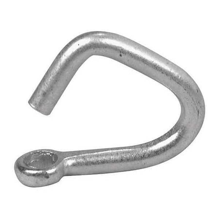 1/2" Cold Shut, Steel, Zinc Plated