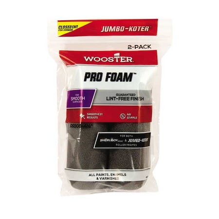 4-1/2" Mini Paint Roller Cover, No Nap Nap, Foam