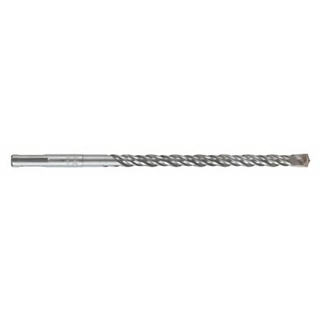 2-Cutter Hammer Drill Bit 3/8" x 8"L, SDS Plus