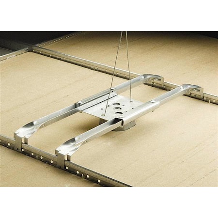 Electrical Box Hardware, 21.5 cu in, Ceiling Box Type, 2 Gangs, Pre-Galvanized Steel