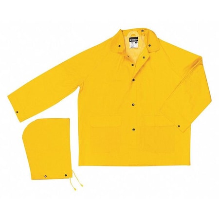 Classic .35Mm PVC Poly Jacket Yellow,L