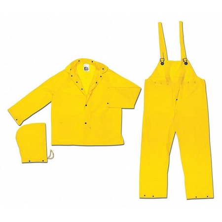 Squall .20Mm Single Ply Pvc Suit 3,M, PVC, Yellow, M