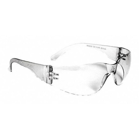 Mirage RT, Safety Glasses, Anti-Scratch, Clear Lens, Clear Frame, Frameless