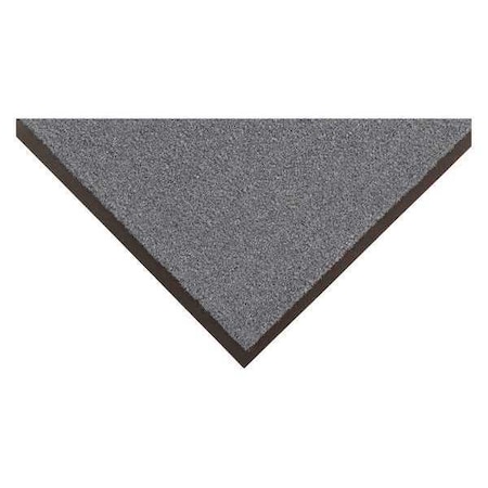 Entrance Mat, Olefin, 1/4 in Thick, Blue, 4 ft W x 8 ft L