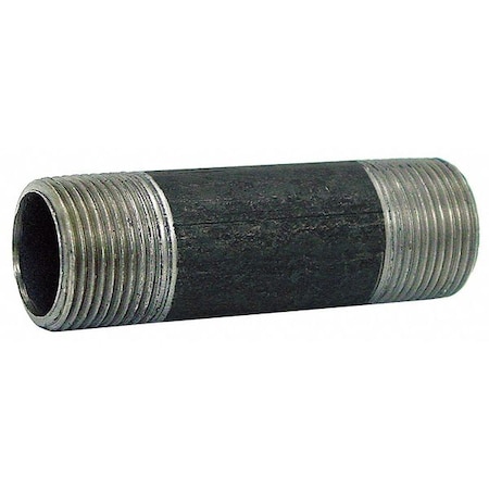 1" x 7" Black Pipe Nipple Sch 40