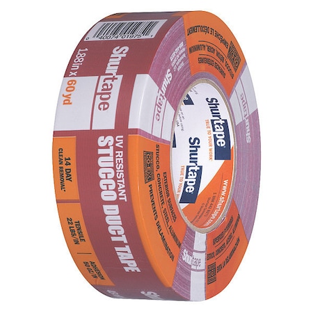 Painter's Tape, Red, 60-1/8 yd L, 1-7/8 in W