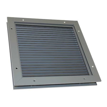 Door Louver,14-1/8 H,26-1/4 W,Steel