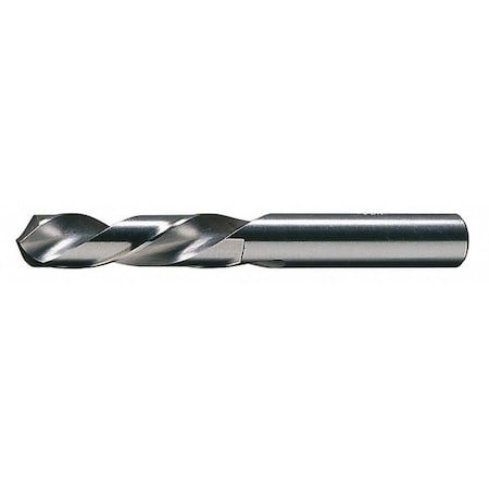 Screw Machine Drill Bit, #50 Size, 118  Degrees Point Angle, High Speed Steel, Bright Finish