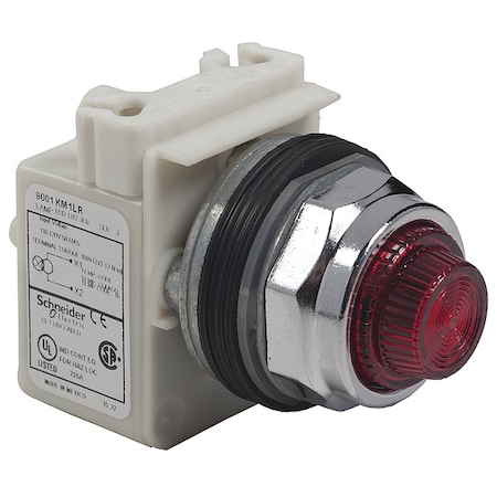 Pilot Light, Green, 30mm, LED