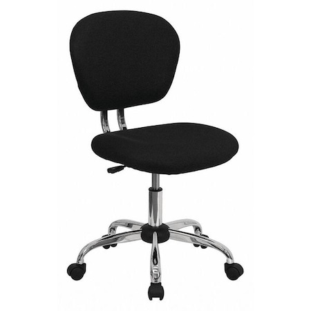 Task Chair, 17-1/4" to 21", Black
