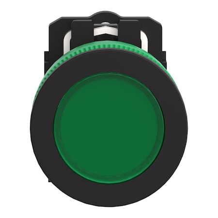 Pilot Light, Green, 30mm, LED