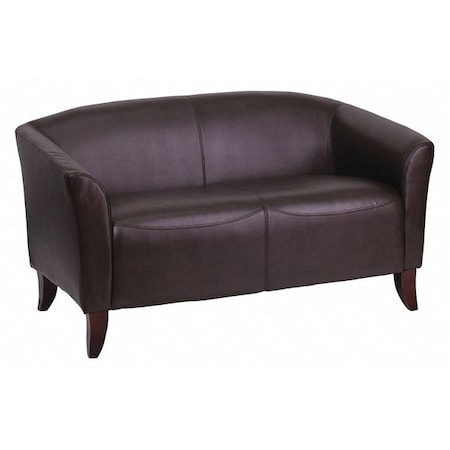 Loveseat, 29" x 29", Upholstery Color: Brown