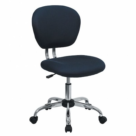 Task Chair, 17-1/4" to 21", Navy