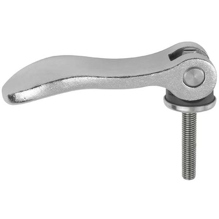 Cam Lever Adjustable, Stainless Steel Electropolished, Size: 1, 1/4-20X20, A=70,4, B=21,5