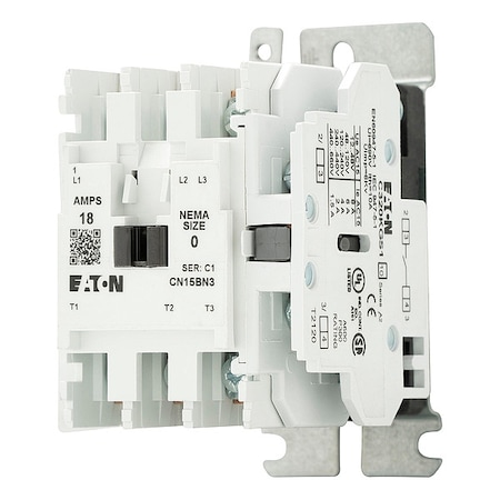 Cutler-Hammer 120VAC Non-Reversing Magnetic Contactor 3P 18A NEMA 0