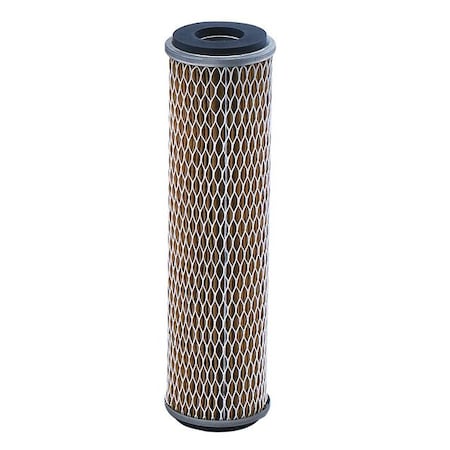Pleated Filter Cartridge, 14 gpm, 30 Micron, 2-1/2" O.D., 19 3/4 in H