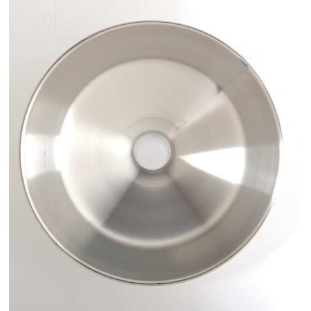 Replacement Wash Bowl, Stainless Steel, Silver, For Use With, Eyewash