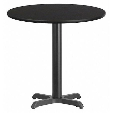 Round Laminate Table Top, Black