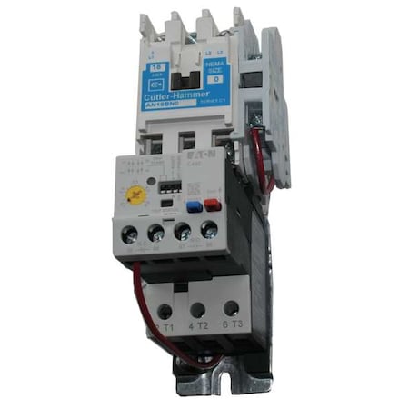 NEMA Magnetic Motor Starter, Non-Reversing, 1NO, 24V AC, 3 P