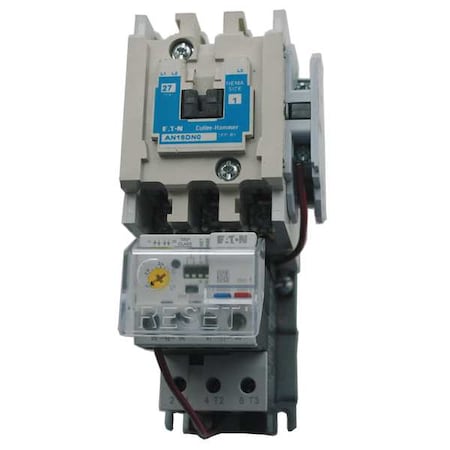 NEMA Magnetic Motor Starter, Non-Reversing, 1NO, 120V AC, 3 P