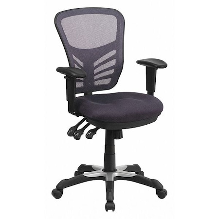 Mid-Back Exec Chair,Dark Gray