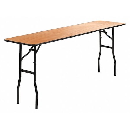 Rectangle Training Table, Wood Top, Wood Grain