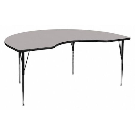 Kidney Activity Table, Laminate, Grey