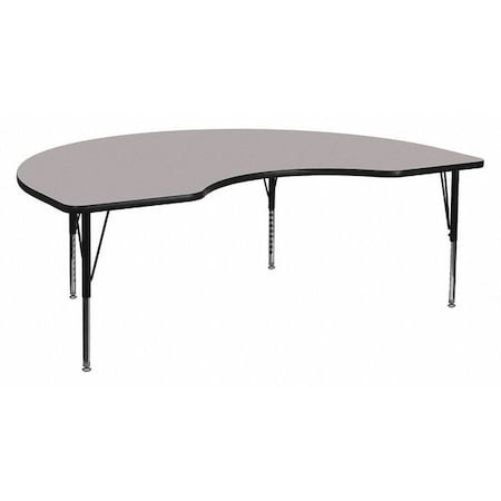 Kidney Activity Table, Laminate, Grey