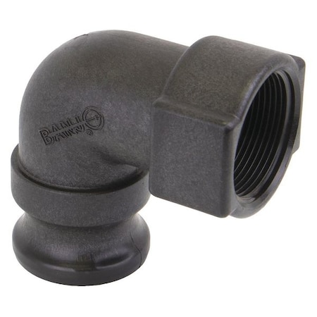 1-1/2" 90 Degree Male Adapter x FNPT Cam Lever Coupling