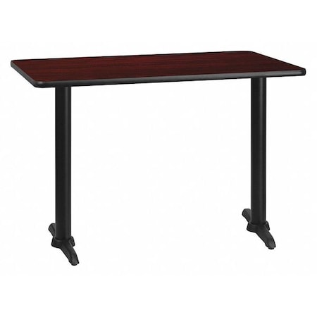 Rectangle Laminate Table, Laminate Top, Wood Grain