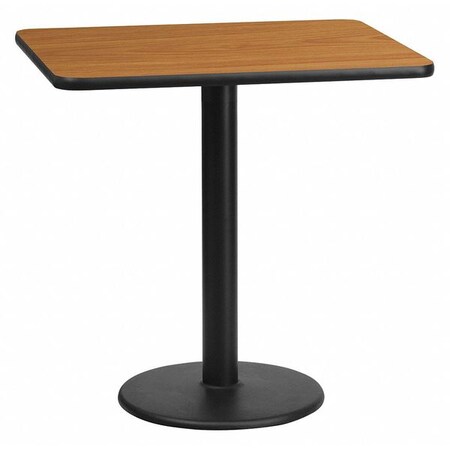 Rectangle Natural Laminate Table, Laminate Top, Wood Grain