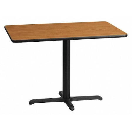 Rectangle Natural Laminate Table, Laminate Top, Wood Grain