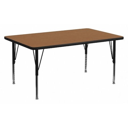 Rectangle Activity Table, Laminate, Wood Grain