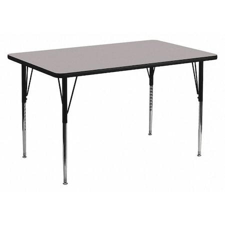 Rectangle Activity Table, Laminate, Grey