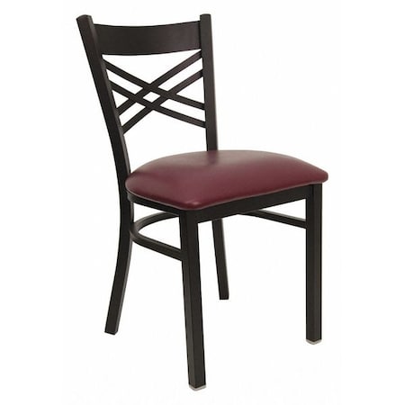 Hercules Restaurant Chair, 16-1/2 in W 17" L 32-1/4" H