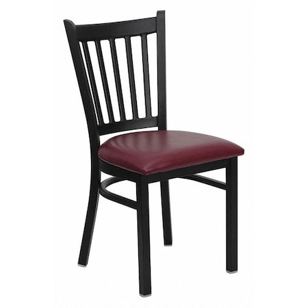 Hercules Restaurant Chair, 17 in W 20-1/4" L 34-1/4" H