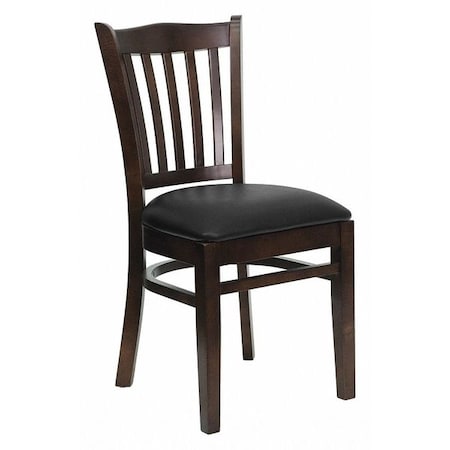 Hercules Restaurant Chair, Wood Back, 17-1/2 in W 20-3/4" L 34-1/2" H