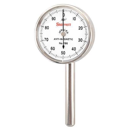 Dial Indicator,0 to 0.200 In,0-100