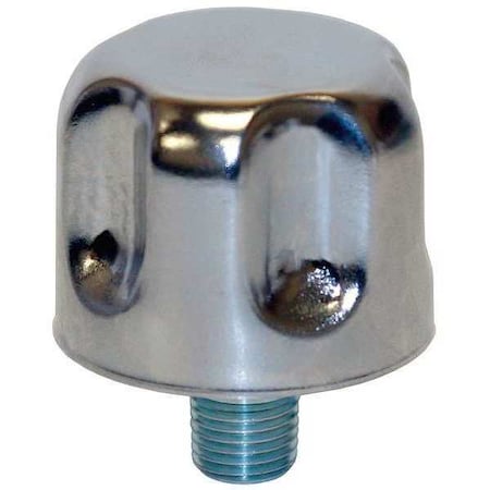 Vent Plug, 3/4 NPT Thread Size, 1.625 H, 3 1/4 in Top Cap Dia