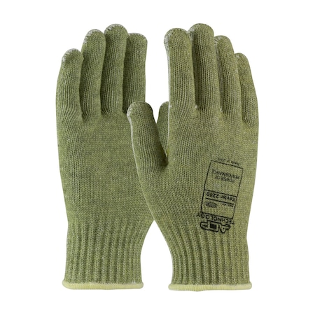 Gloves, ACP/Kevlar(R), 350 Degrees F Max Temp., Green, XL, 12 PK