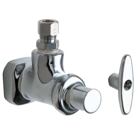 Multi-Turn Stop,Angle,1/2 Inx3/8 In