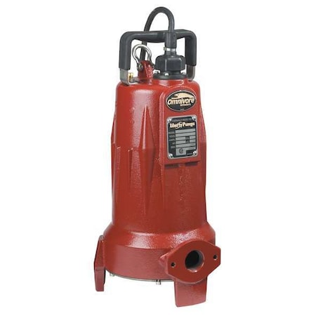 Grinder Pump,2 HP, 208/230V