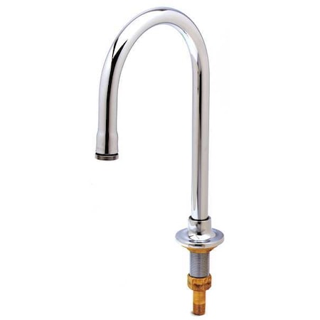 Rigid Dummy Gooseneck, 1/2 In, Brass