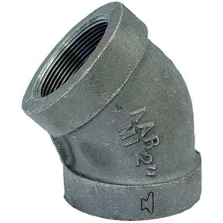 45 Degree Elbow 45 Degree Elbow, 3/8" Pipe, FNPT, Malleable Iron, Class 300