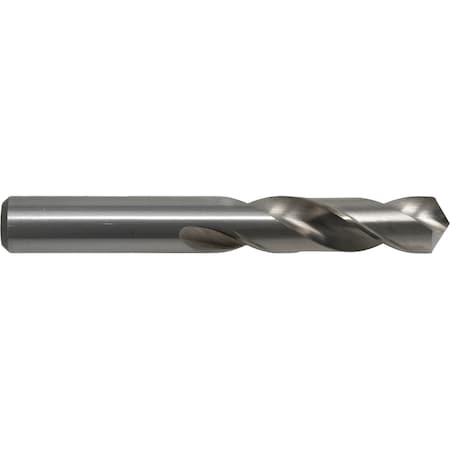 Screw Machine Drill Bit, 7/64 in Size, 118  Degrees Point Angle, High Speed Steel, Bright Finish