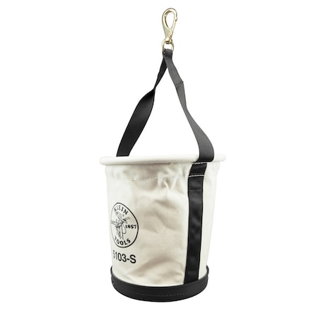 Bucket Bag, Natural, Canvas, 0 Pockets