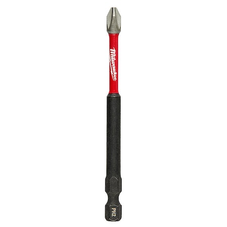 SHOCKWAVE 3-1/2 in Phillips No. 2 Impact Duty Power Bit, 1-Piece