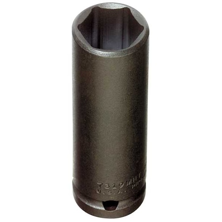 1/2 " Drive Impact Socket Deep Socket, black oxide, Steel,1 7/16 in