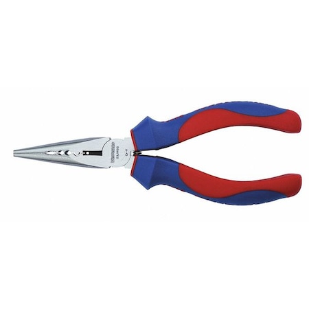 6 in Needle Nose Plier,Side Cutter Ergonomic Handle
