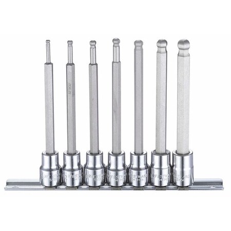 3/8" Drive Socket Bit Set, SAE, 7 pcs